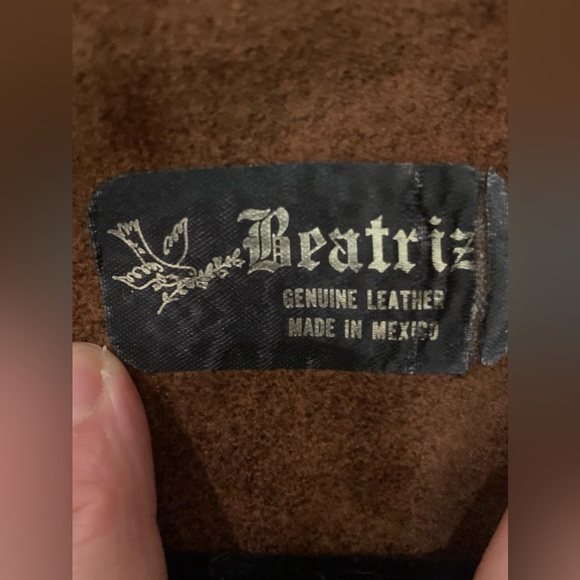 Leather Boho Fringe Vest - Picture 9 of 11